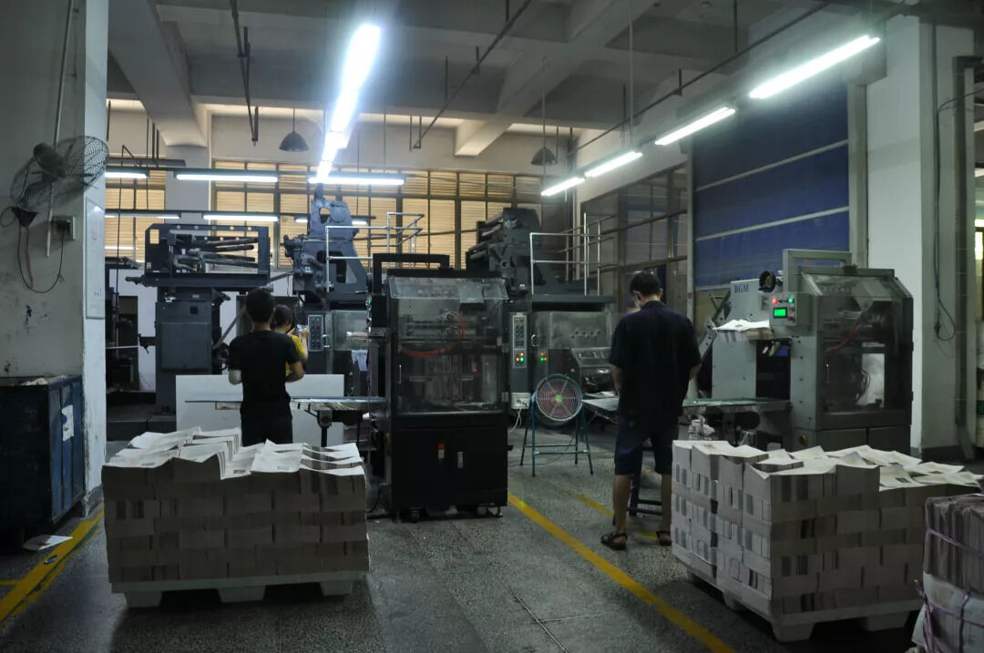 Book printing workshop floor