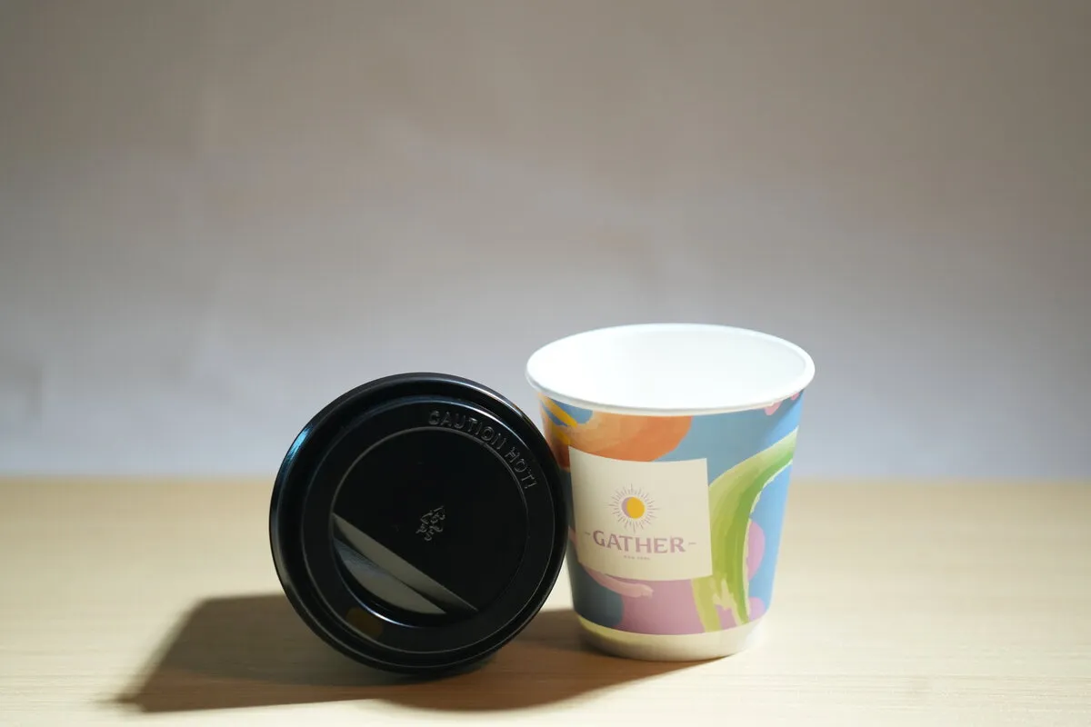 Custom Branded Paper Cups — Gather packaging photo 2