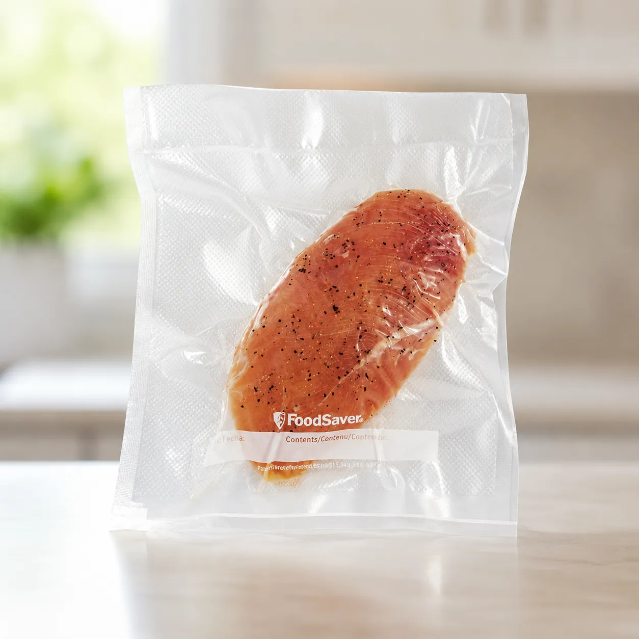 Custom Printed Vacuum Pouch for Cooked Meat