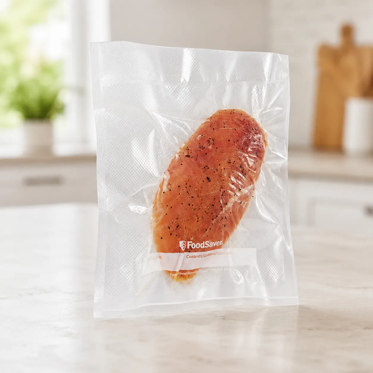 Custom Printed Vacuum Pouch for Cooked Meat packaging photo 2