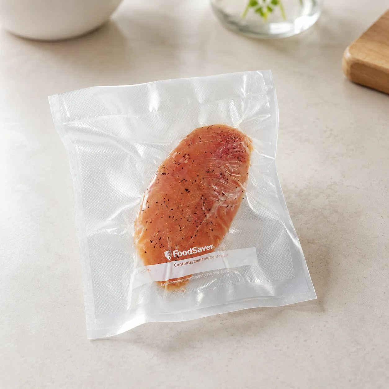 Custom Printed Vacuum Pouch for Cooked Meat packaging photo 4