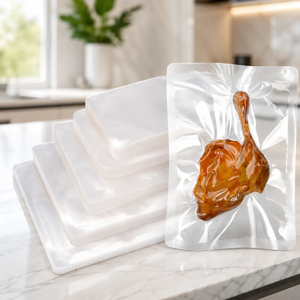 Clear Vacuum Pouches for Poultry & Meat